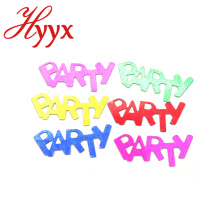 HYYX Wholesale Made In China OEM Diseño barato clear Party lentejuelas